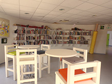 Le foyer bibliothèque"